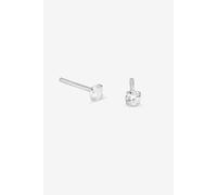 Simply Silver Women's Sterling Silver 925 with Cubic Zirconia 3mm Brilliant Round Stud Earrings Simply Silver Silver One Size