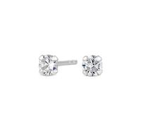 Simply Silver Women's Sterling Silver 925 with Cubic Zirconia 3mm Brilliant Round Stud Earrings Simply Silver Silver One Size