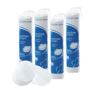 Simply Soft Cotton Rounds - 360 Count Premium Cotton Rounds for Face,100% Cotton Absorbent and Textured Cotton Pads,Makeup Remover Pads - Hypoallergenic, Lint-Free,for Removing Makeup,Nail Polish etc