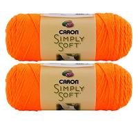 Simply Soft Solids Yarn-Neon Orange