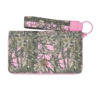Simply Southern Designer Print Wallet with Matching Key Fob, Camo Pink