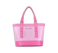 Simply Southern Water Resistant Tough Tote Bag, Perfect for Beach, Pool, Outdoor, Everyday Use, Pink, One Size
