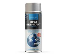 Simply SP-011 Silver Heat Resistant Spray Paint 400ml - High Adhesion - Temperature Resistant up to 600 Degrees - Wear Resistant & Scratch Free - Multiple Application