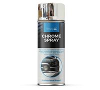 Simply SP-014 Metallic Chrome Glossy Spray Paint 400ml - Chemical Resistant - Great Adhesion