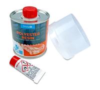Simply SPR250 Auto Polyester Resin 250g - Multipurpose Polyester Epoxy For Vehicle Bodywork and General Repairs, Grey