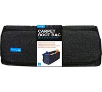 Simply STB01 Car Heavy Duty Carpet Boot Bag L55 x W15 x H23cm. Heavy duty boot organiser. Velcrofix system affixes to boot carpet