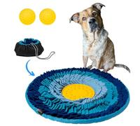 Simply Stellar Snuffle Mat for Dogs, Lick Mat for Dogs, 2 in 1 Dog Sniffing Mat and Lick Mat Combo, Pet Enrichment Toy Puzzle, Slow Feeder, Portable, Non-Slip