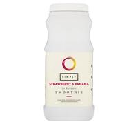 Simply Strawberry and Banana Smoothie, Vegan Blendable Concentrated Smoothie Mix Made with Real Fruit Puree (1 Litre)