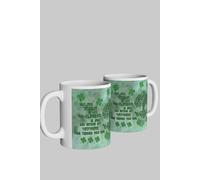Simply Stunning Mugs Celtic Blessing Handcrafted Mug - Irish Wisdom & Luck in White Simply Stunning Mugs White