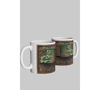 Simply Stunning Mugs Celtic Charm St. Patrick's Day Mug - Lucky Leprechaun Hat in White Simply Stunning Mugs White