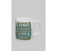 Simply Stunning Mugs Handcrafted Ceramic Mug Funny Selective Hearing Quote in White Simply Stunning Mugs White