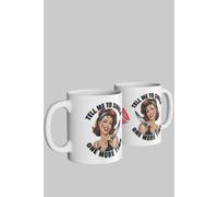 Simply Stunning Mugs Handcrafted Ceramic Mug - 'Tell Me to Smile One More Time' in White Simply Stunning Mugs White