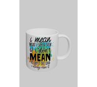 Simply Stunning Mugs Handcrafted Ceramic Mug with Funny Quote in White Simply Stunning Mugs White