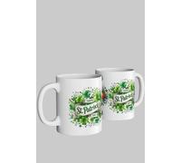 Simply Stunning Mugs Happy St. Patrick's Day Handcrafted Mug - Irish Celebration Design in White Simply Stunning Mugs White