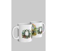 Simply Stunning Mugs Irish Luck Ceramic Mug - St. Patrick's Day Leprechaun & Horseshoe in White Simply Stunning Mugs White