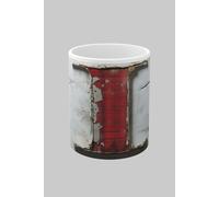 Simply Stunning Mugs Personalised Letter I & Name Mug with Textured Red Plaid 3D Design in White Simply Stunning Mugs White