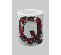 Simply Stunning Mugs Personalised Letter Q & Name Mug with Textured Red Plaid 3D Design in White Simply Stunning Mugs White