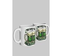Simply Stunning Mugs The Lucky Club St. Patrick's Day Mug - Classic Irish Celebration in White Simply Stunning Mugs White