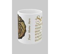 Simply Stunning Mugs Zodiac Ceramic Mug Scorpio - Scorpion - Handcrafted Elegance for Every Star Sign in White Simply Stunning Mugs White