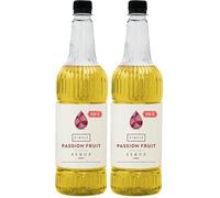 Simply Sugar Free Passion Fruit Syrup, Low Calorie, Vegan & Nut Free Flavoured Syrup for Coffee, Cocktails & Baking (1 Litre) (Pack of 2)