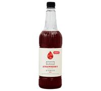 Simply Sugar Free Strawberry Syrup, Low Calorie, Vegan & Nut Free Flavoured Syrup for Coffee, Cocktails & Baking (1 Litre)