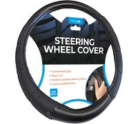 Simply Large - Luxury Padded Black Steering Wheel Cover - SWC129- you get 12