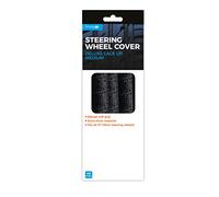 Simply SWC200 Deluxe Lace Up Steering Wheel Cover, Medium 37-39cm,Fits Easily, Comfortable to Drive with, Stop Spinning Through Fingers
