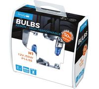 Simply SWH1 High Performance H1 Car Bulb Duo Box of Two 12V 55W P14.5S Base Suitable for all Headlights 50% Brighter than standard