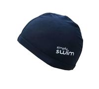 Simply Swim Adult Lycra Fabric Swim Cap - Solid Colours - Navy