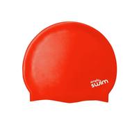 Simply Swim Adult Silicone Swim Cap - Solid Colours - Red