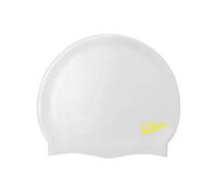 Simply Swim Adult Silicone Swim Cap - Solid Colours - Silver