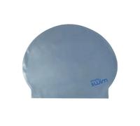 Simply Swim Adult Solid Colours Latex Swim Cap - Grey