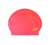 Simply Swim Adult Solid Colours Latex Swim Cap - Neon Orange