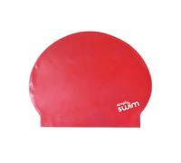 Simply Swim Adult Solid Colours Latex Swim Cap - Red