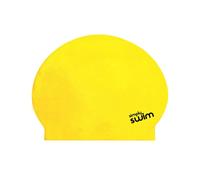 Simply Swim Adult Solid Colours Latex Swim Cap - Yellow