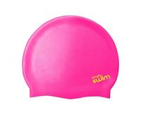 Simply Swim Junior Silicone Swim Cap - Solid Colours - Pink