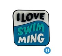 Simply Swim Swimming Shoe Charms - Style 11