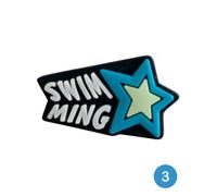 Simply Swim Swimming Shoe Charms - Style 3