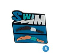 Simply Swim Swimming Shoe Charms - Style 6