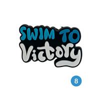 Simply Swim Swimming Shoe Charms - Style 8