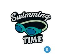 Simply Swim Swimming Shoe Charms - Style 9