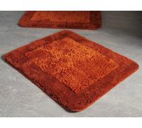 Simply Terracotta Bath Mat 60X90Cm High Pile 15-25Mm