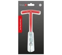 Simply Tools SPS02 T-Type Spark Plug Spanner 21mm with Rubber Insert