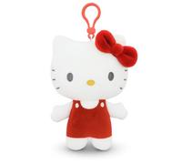 Simply Toys Official Hello Kitty Plush Keychain - 16cm Full Body Design with Charming Red Dress, Adorable Hello Kitty Collection, Hello Kitty Gifts, Hello Kitty Keychain