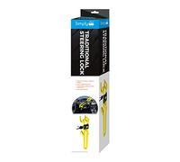 Simply Traditional Steering Wheel Lock - Universal Fit and Tamper Proof - SWL400, Orange