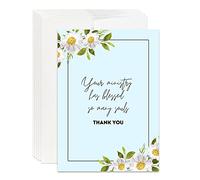 Simply Uncaged Christian Gifts Ministry Appreciation Card 5x7Inch for Pastor, Minister, Church Staff, Volunteers, Ministry Appreciation Gift Card for Ministers (Pack of 12)