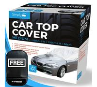 Simply Water UV Sun Frost Resistant Fully Breathable Medium Car Top Cover CTC2+M