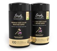 Simply Wonderful 100 x Plant Based Hair Colour Wipes for Face and Skin - Non-Irritating Almond Oil - Protect Skin