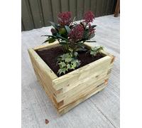 Simply Wood Signature Classic Square Planter - Large