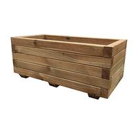 Simply Wood Tanalised Pressure Treated Trough Planter - LARGE